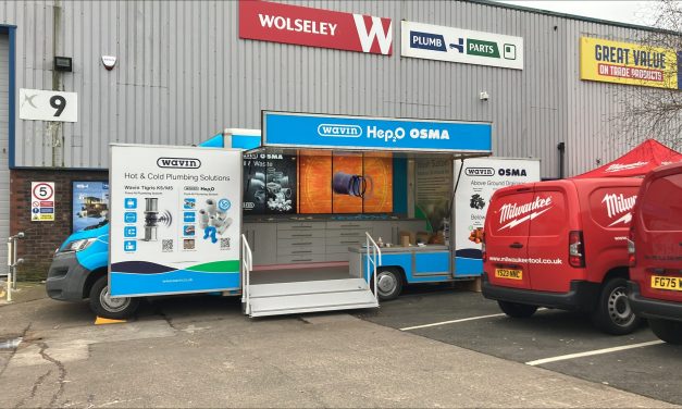 Wavin and Milwaukee gear up for a nationwide installer roadshow at Wolseley Plumb Centre