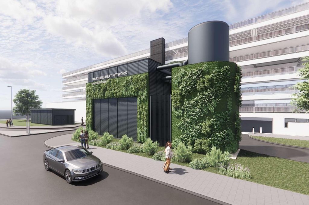 Worthing Energy Centre CGI 2 Worthing to bring climate-friendly heating offer to every building in town by 2050
