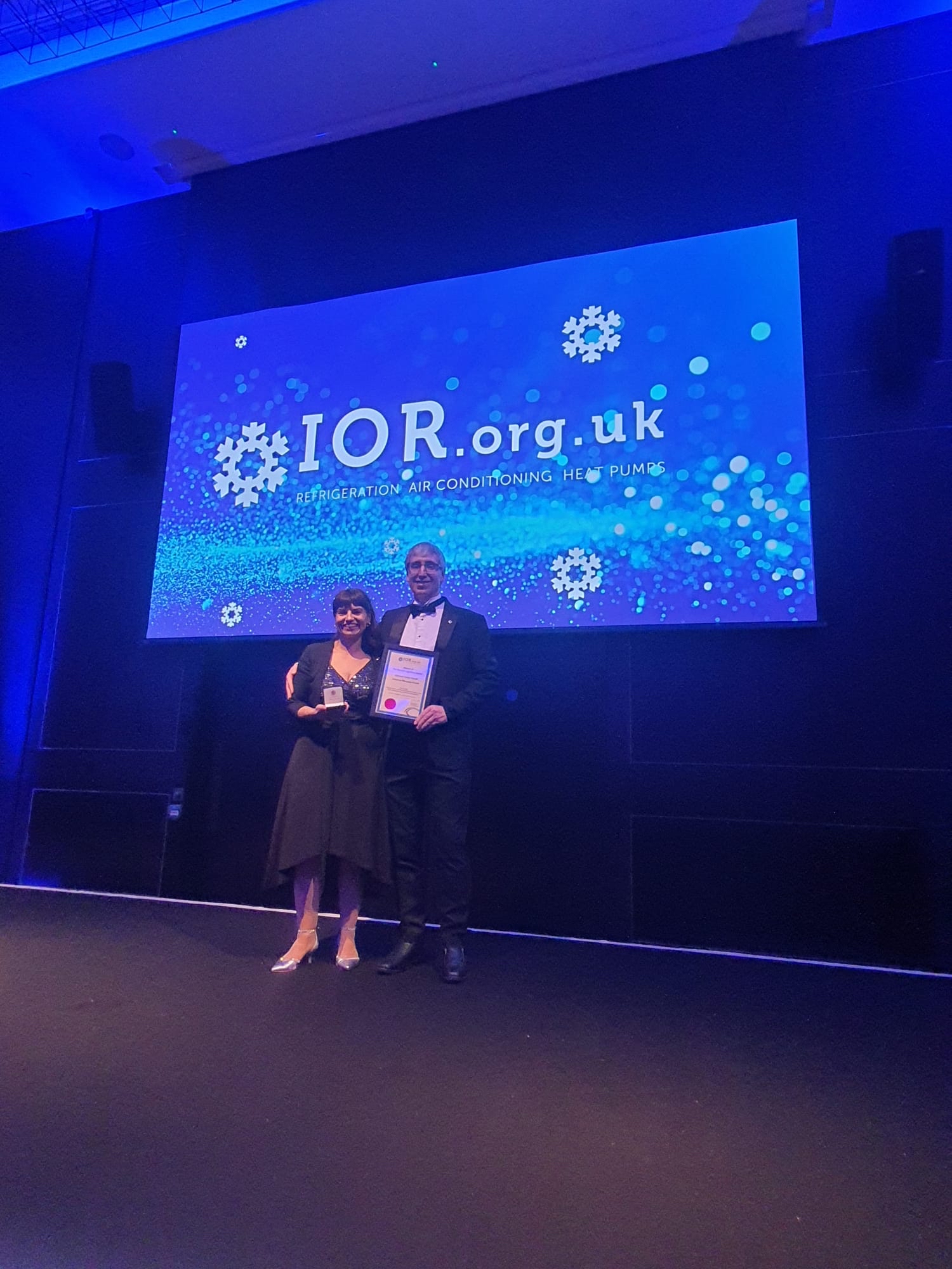 dermot cotter receives IOR Kenneth Lightfoot Medal 2026 IOR recognises landmark industrial refrigeration energy research