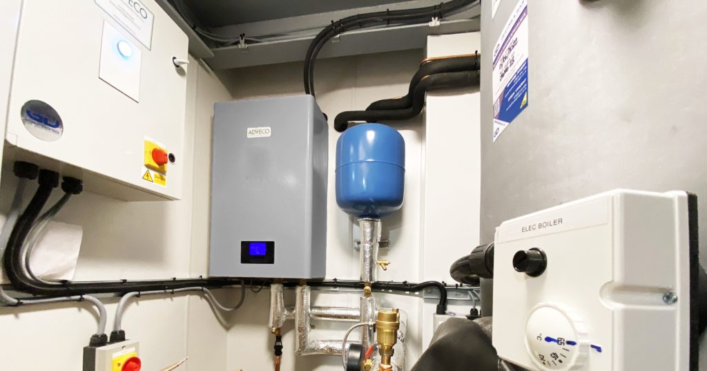 immersion replacemnt install ARDENT P 2 Adveco electric hot water application virtually eliminates limescale