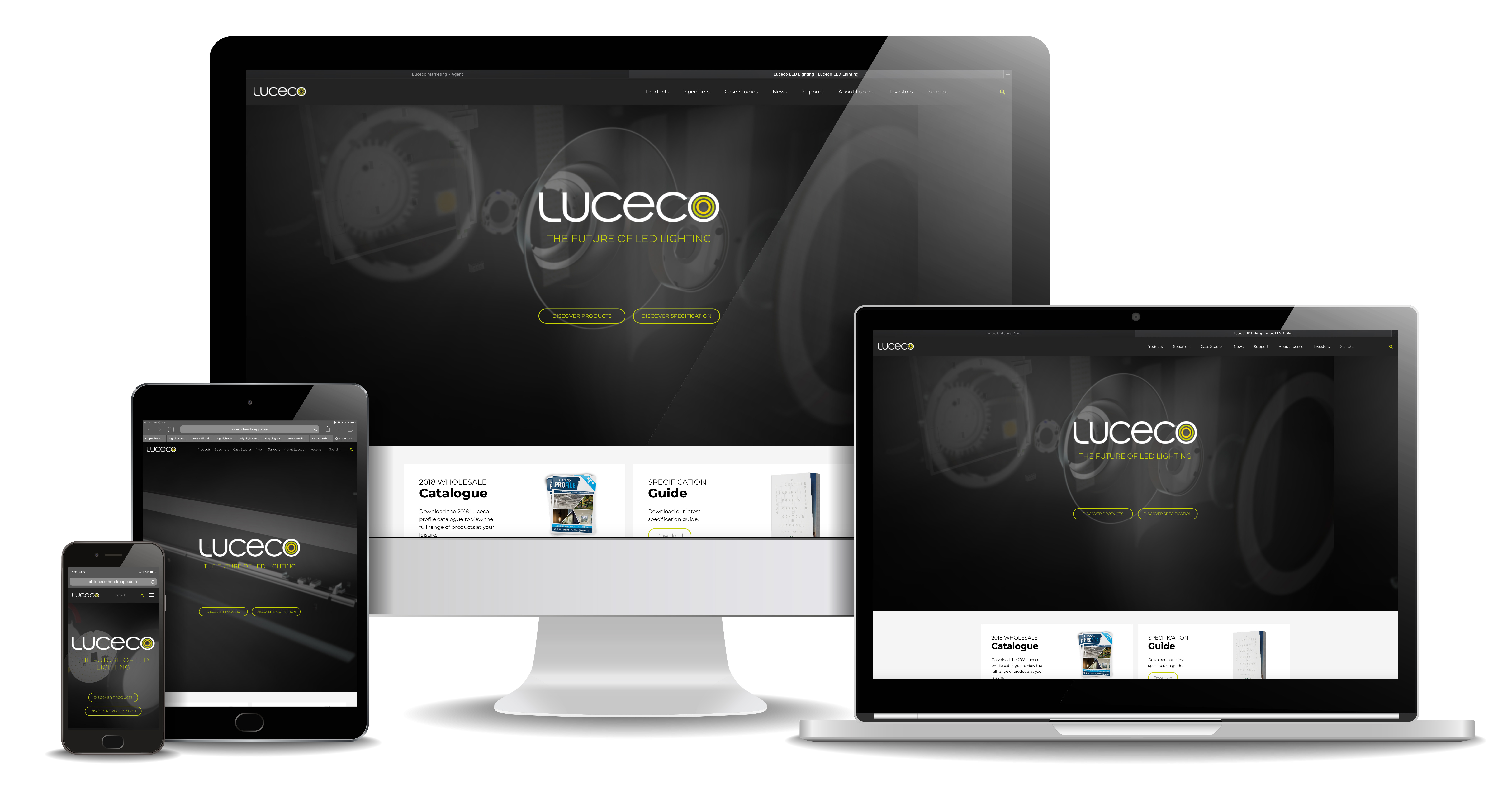 New Luceco LED  Lighting Specification Website