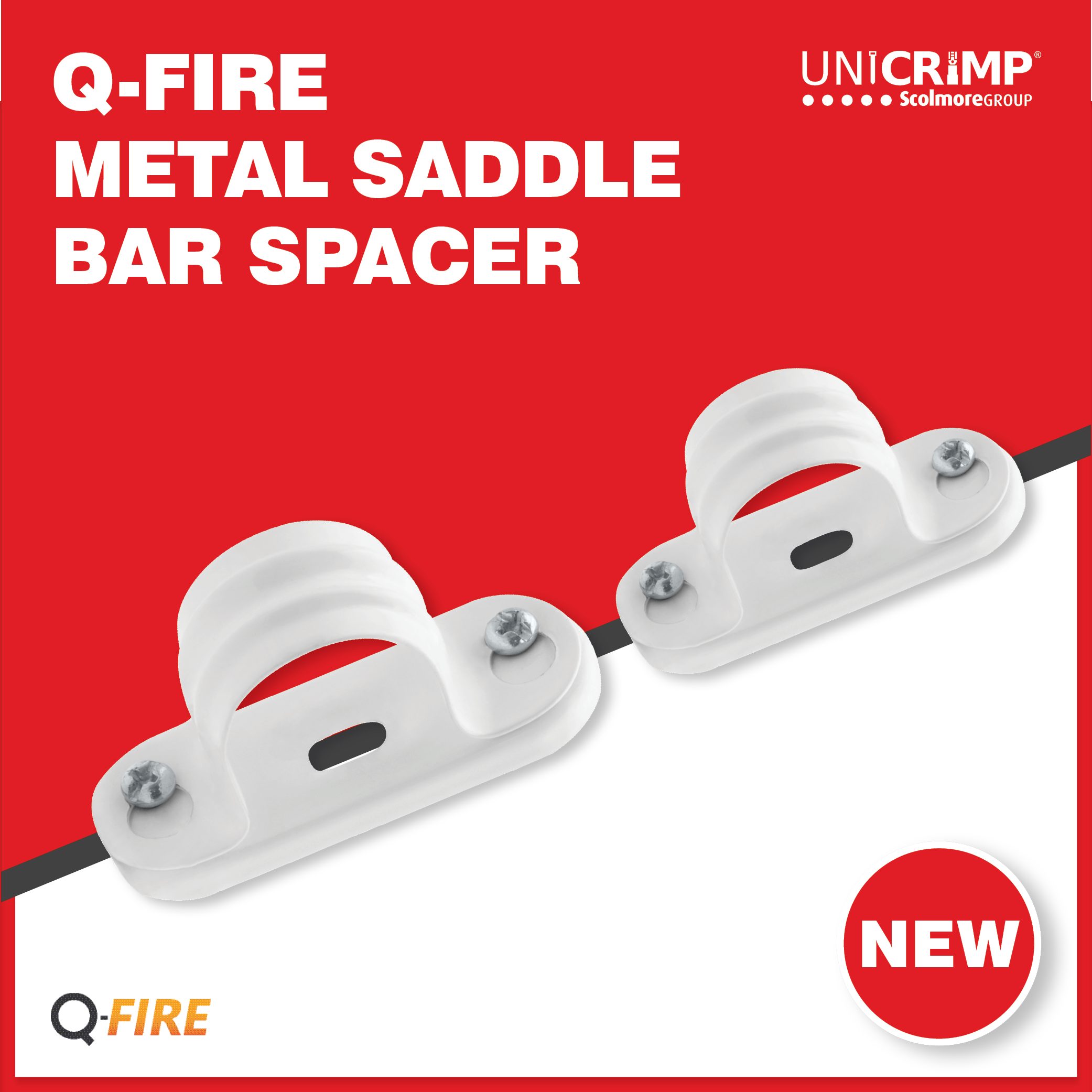 Unicrimp introduces metal saddle bar spacers