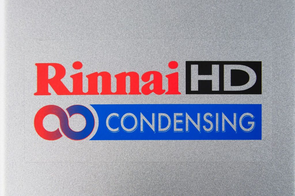 Rinnai a-rated infinity range for a low nox infinite supply of safe hot water