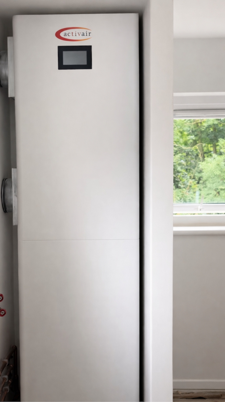 web42304 Procast Argyle Indoor ASHP Trianco’s Activair indoor heat pumps are installed in housing association properties in Argyll