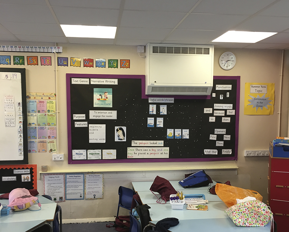 Bringing controllable efficient warmth to Woodthorne Primary School